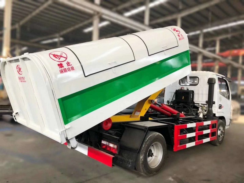 東風(fēng)多利卡5方勾臂垃圾車